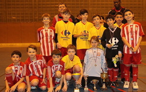 Les U11(2) brillent au tournoi Futsal de Givors et remportent le challenge du Fair Play